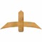 Ekena Millwork Bellingham Rough Sawn Timber Gable Bracket, Western Red Cedar, 48"W x 22"H x 2"D x 6"F, 11/12 Pitch GBW048X22X0206BEL00RWR - alternate 1